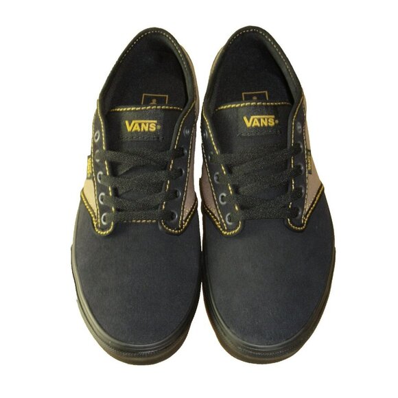 Vans Men's Atwood Outcore Phantom Brown Black Canvas Suede shoes Sizes NIB - Picture 3 of 7